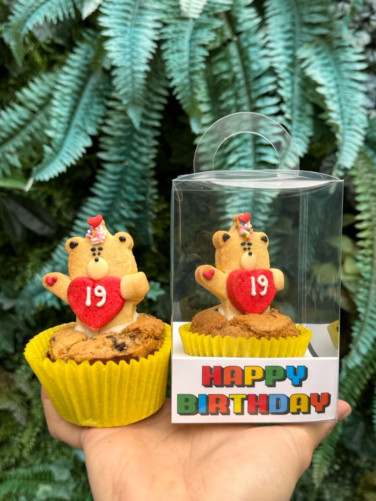 나이 숫자 19 생일 커스텀 브라우니 예시